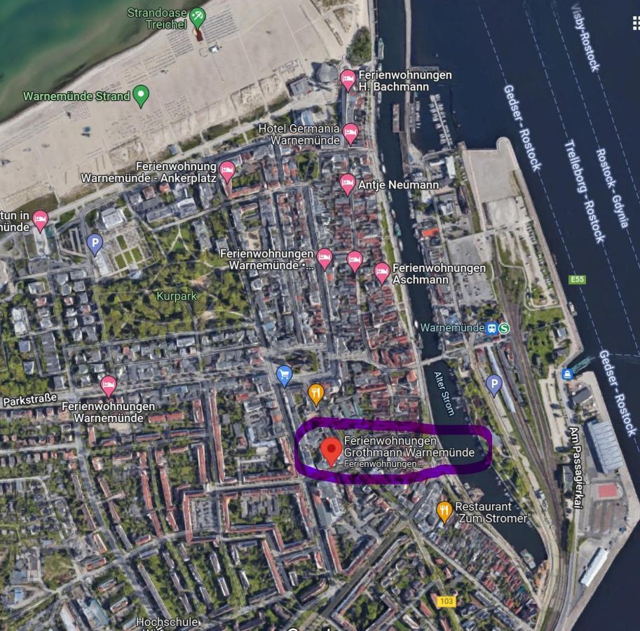 Meeresbriese Warnemuende Rostock Zewnętrze zdjęcie